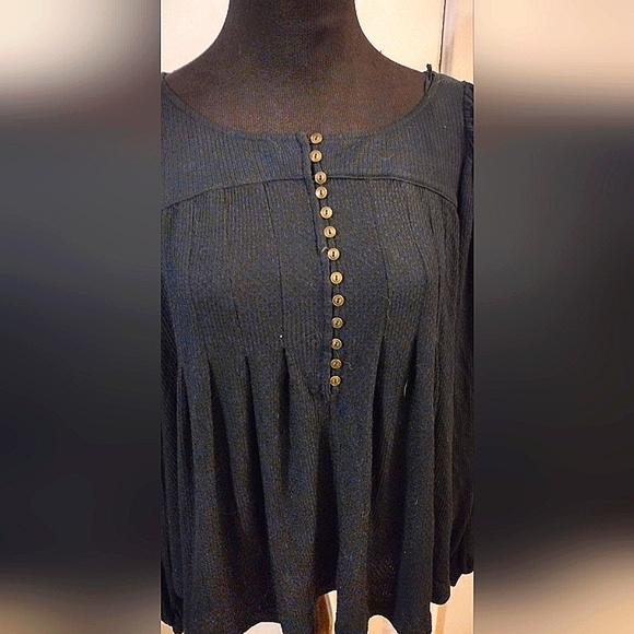 💜5/$25.00💜Free People Long Sleeve Devin Top. New - Picture 6 of 10